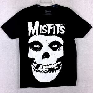 Misfits Tshirt Mens M Black Crimson Skull Punk Rock Hardcore Band Tee Danzig 80s